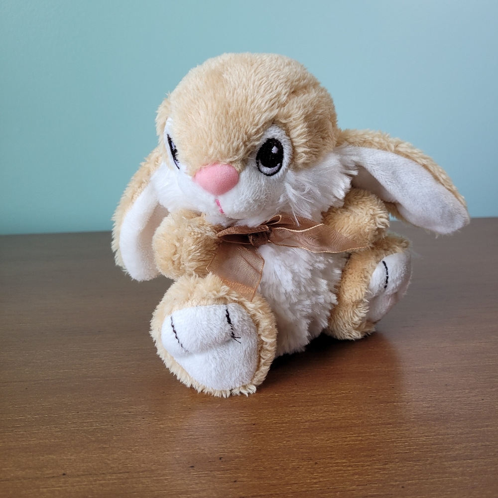 Dan Dee Collectors Choice 2013 Brown Easter Bunny Rabbit Plush Stuffed Animal 6"